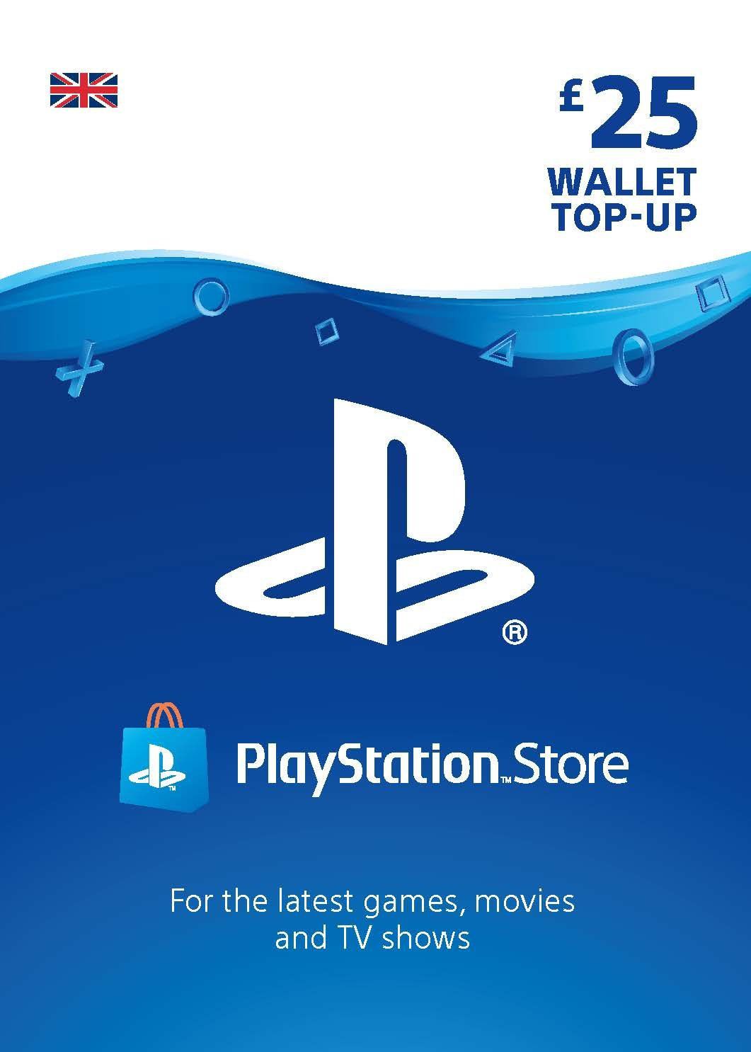 Cartão PSN £25 - Playstation Network Card - UK