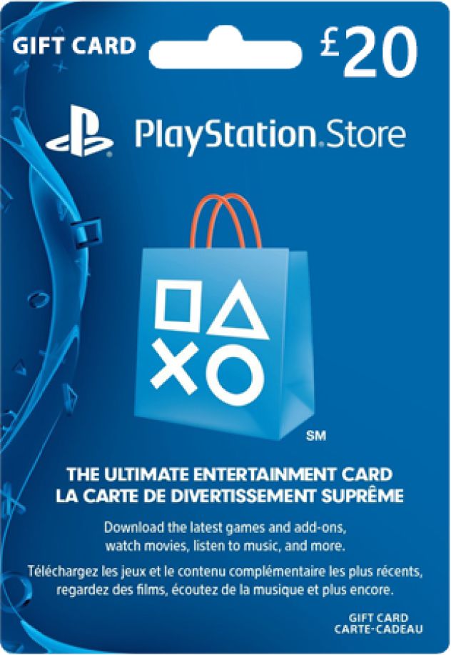 Cartão PSN £20  - Playstation Network Card - UK