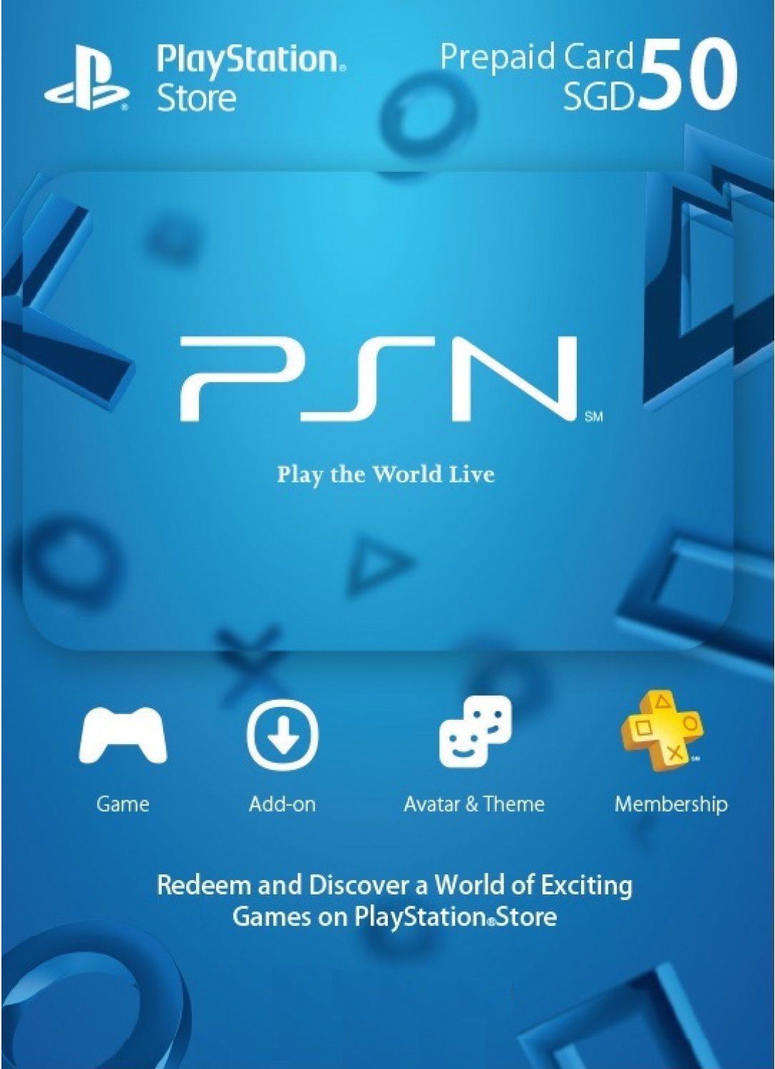 Cartão PSN 50 EUR - Playstation Network Card - Portugal