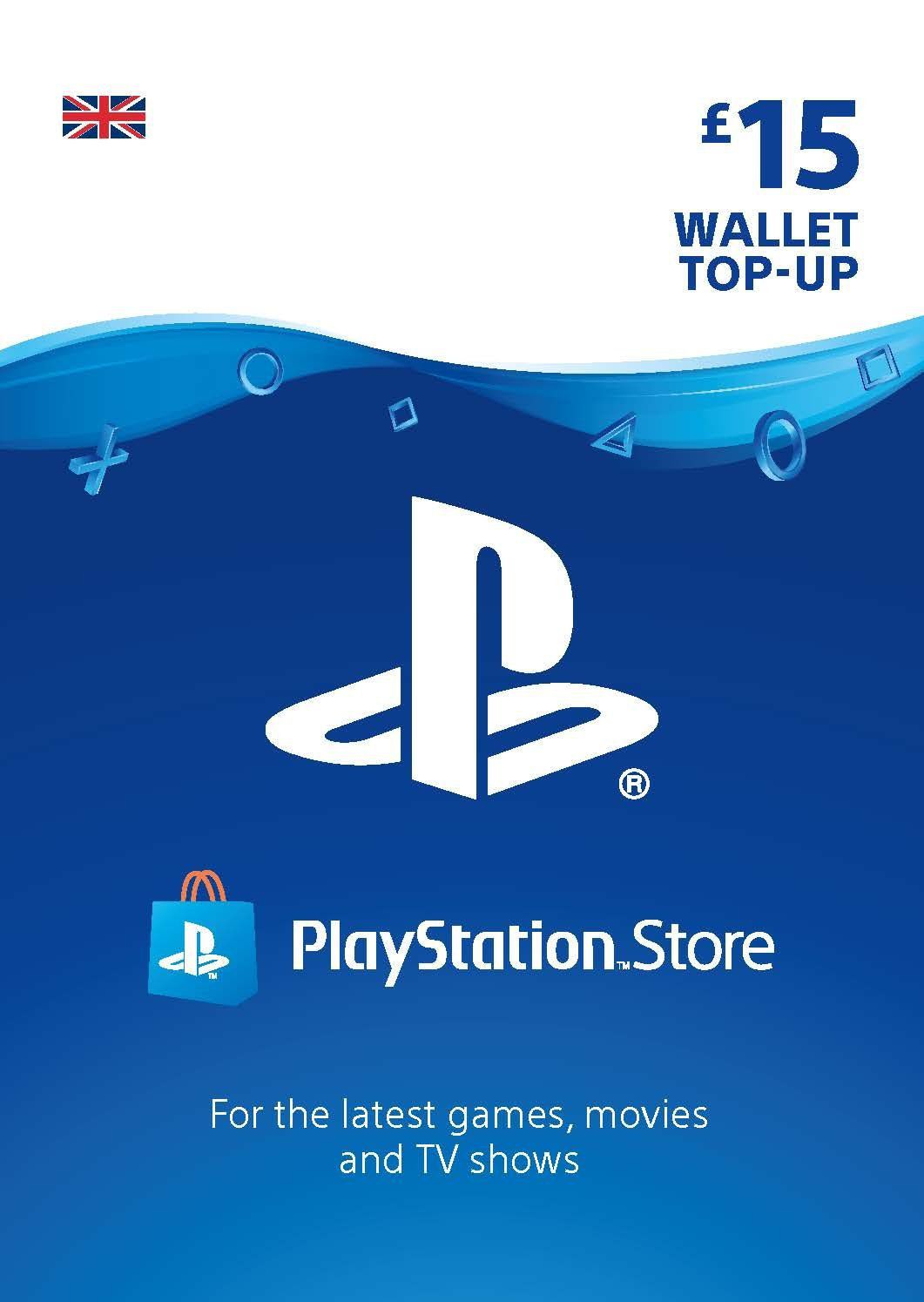 Cartão PSN £15 - Playstation Network Card - UK