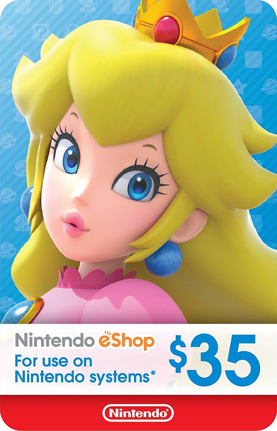 Cartão Nintendo eShop Crédito Switch - $35 Dólares