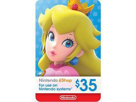 Cartão Nintendo eShop Crédito Switch - $35 Dólares