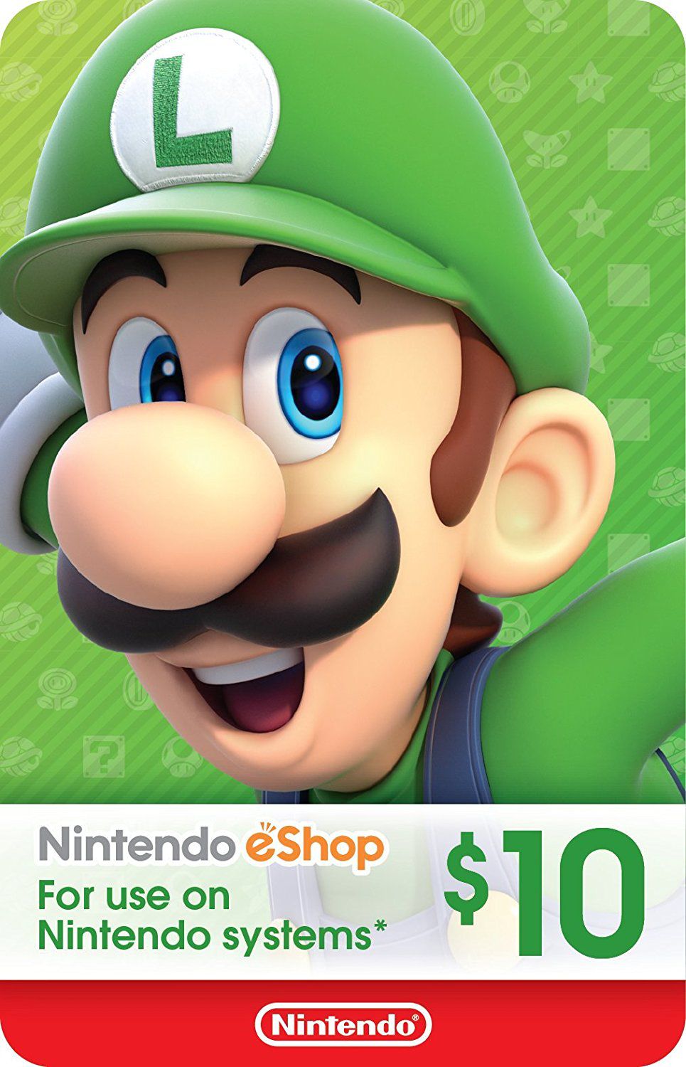 Cartão Nintendo eShop Crédito Switch - $10 Dólares