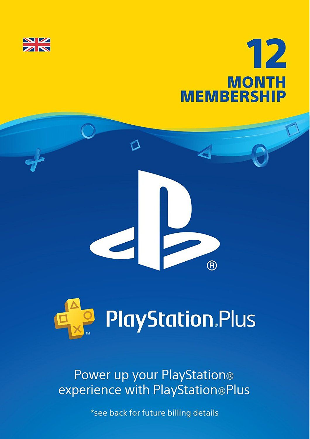 Cartão Playstation Plus 12 Meses (1 Ano) PSN UK
