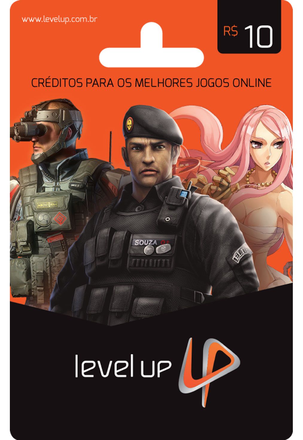 Level Up - Cartão Pré-Pago R$ 10