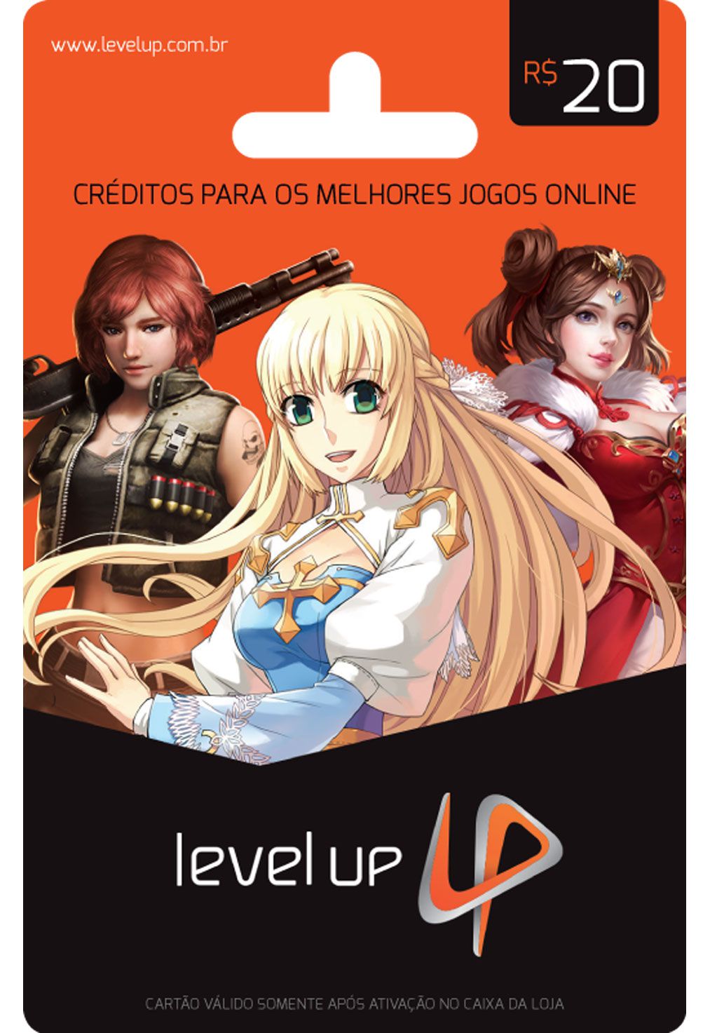 Level Up - Cartão Pré-Pago R$ 20