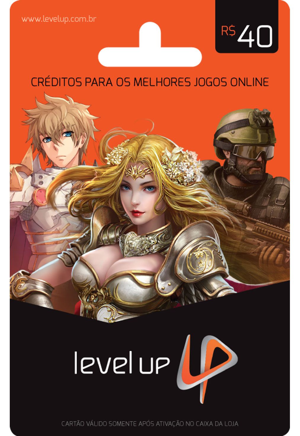 Level Up - Cartão Pré-Pago R$ 40