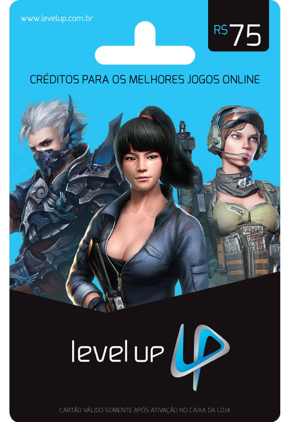 Level Up - Cartão Pré-Pago R$ 75