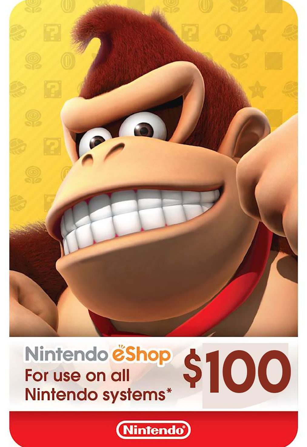 Cartão Nintendo eShop - Crédito Nintendo Switch $100 Dólares