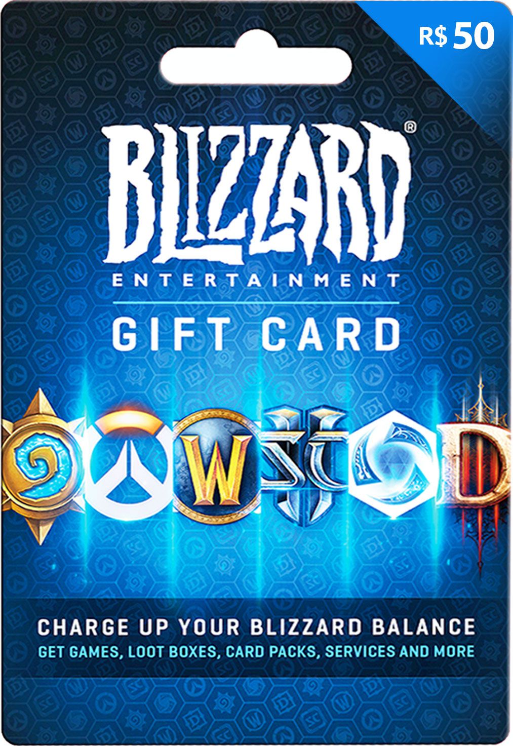 Cartão Blizzard Battle.Net R$ 50 Reais