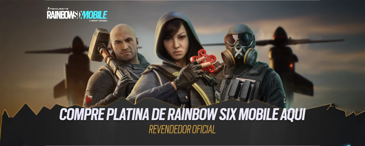 Recarregue Platina para Rainbow Six Mobile aqui!