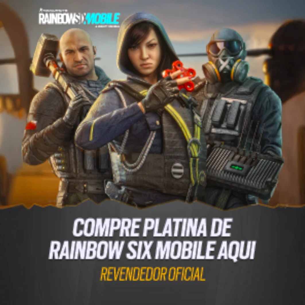 Recarregue Platina para Rainbow Six Mobile aqui!