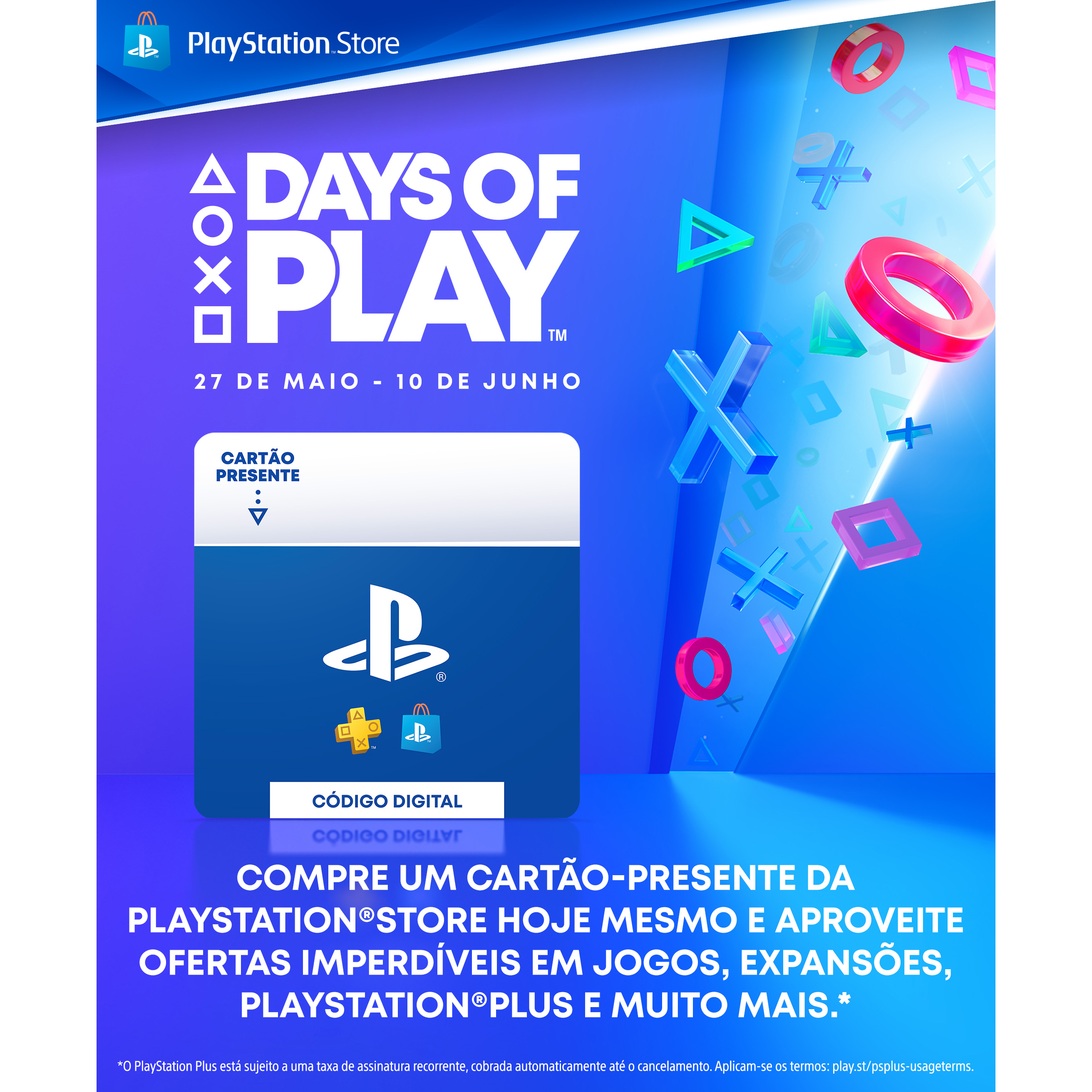 Ofertas do days of play na Playstation Store!