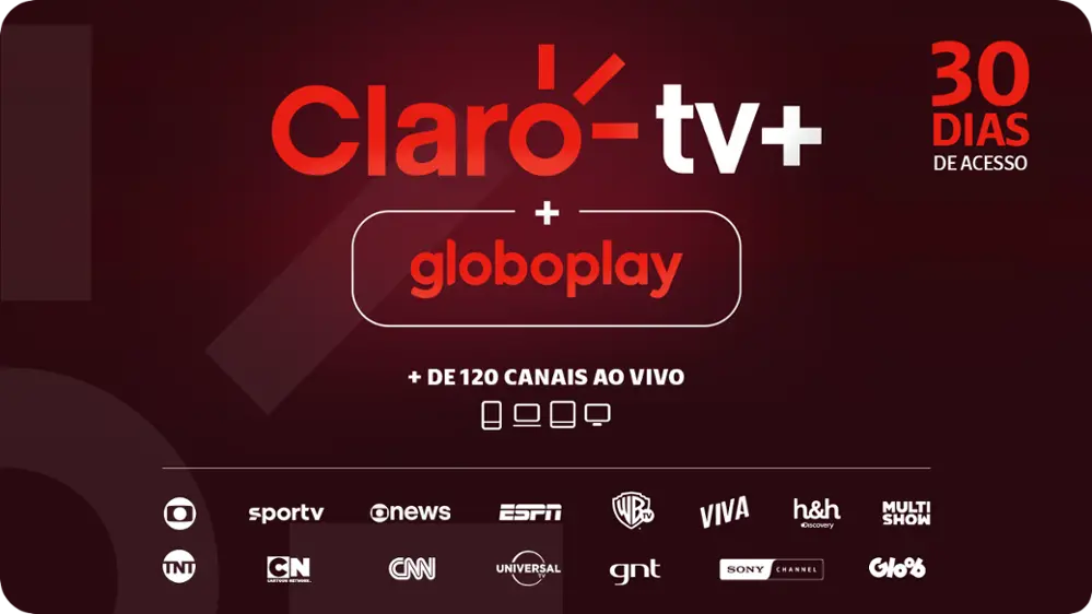 Claro TV+ [Assinatura de 30 dias]