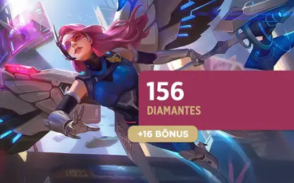 Mobile Legends - 156 Diamantes + 16 Bônus