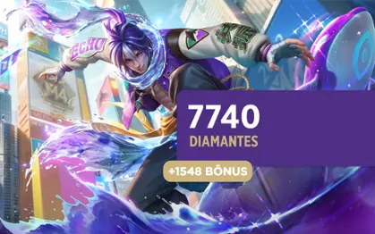 Mobile Legends - 7.740 Diamantes + 1.548 Bônus