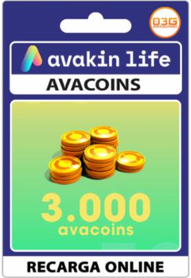 3.000 Avacoins - Avakin Life