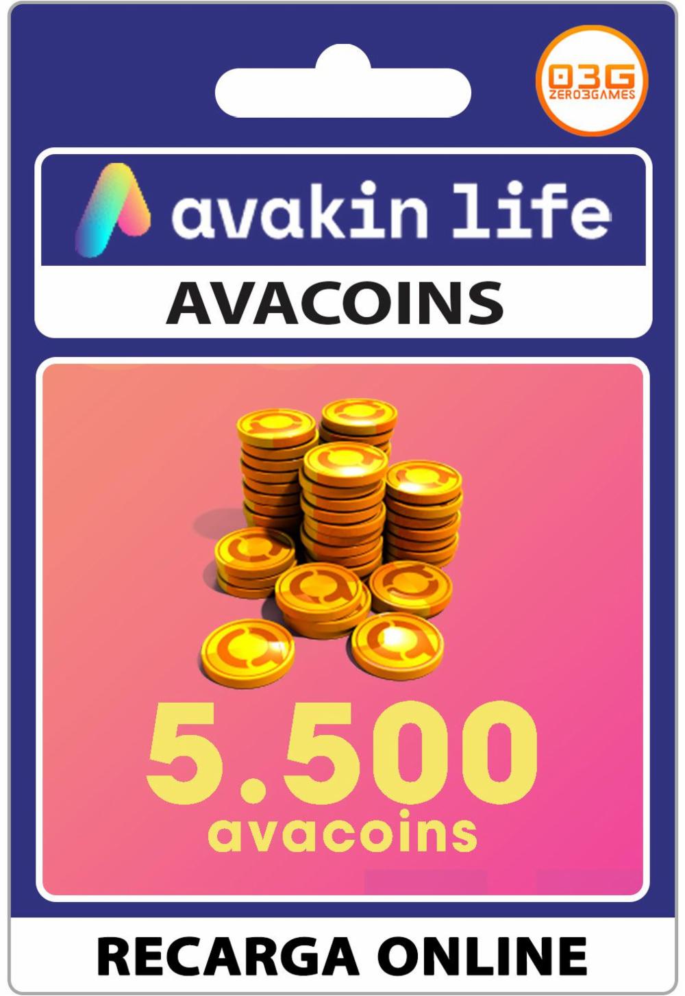 5.500 Avacoins - Avakin Life