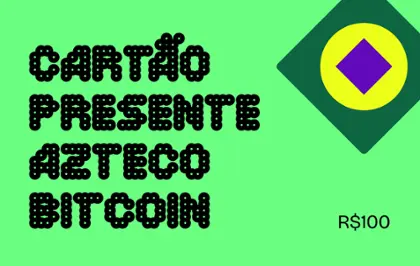 Gift Card Azteco Bitcoin R$ 100