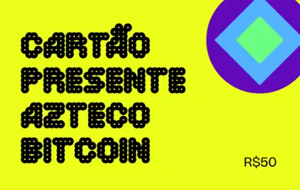 Gift Card Azteco Bitcoin R$ 50