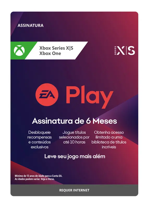 EA Play - Assinatura de 6 Meses Brasil