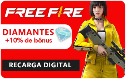 Free Fire: 5.600 Diamantes +10% Bônus [Recarga]