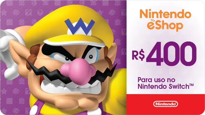 Gift Card Digital Nintendo eShop R$400