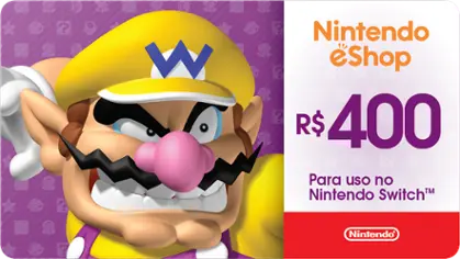 Gift Card Digital Nintendo eShop R$400
