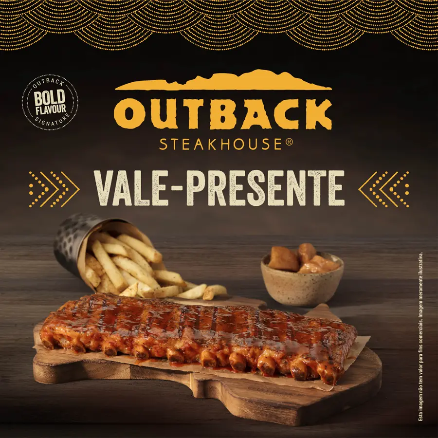 Vale-Presente Outback Steakhouse R$10-R$2.000