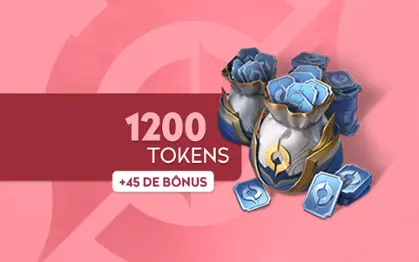 Honor of Kings - 1200 Tokens + 45 de Bônus
