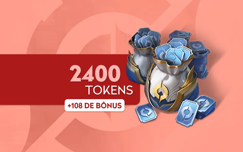 Honor of Kings - 2400 Tokens + 108 de Bônus