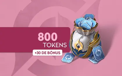 Honor of Kings - 800 Tokens + 30 de Bônus