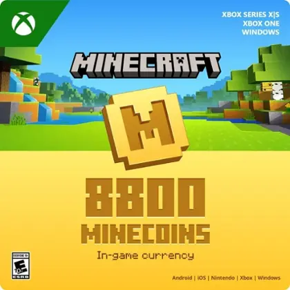 Minecraft: Pacote de Minecoins: 8800 Moedas