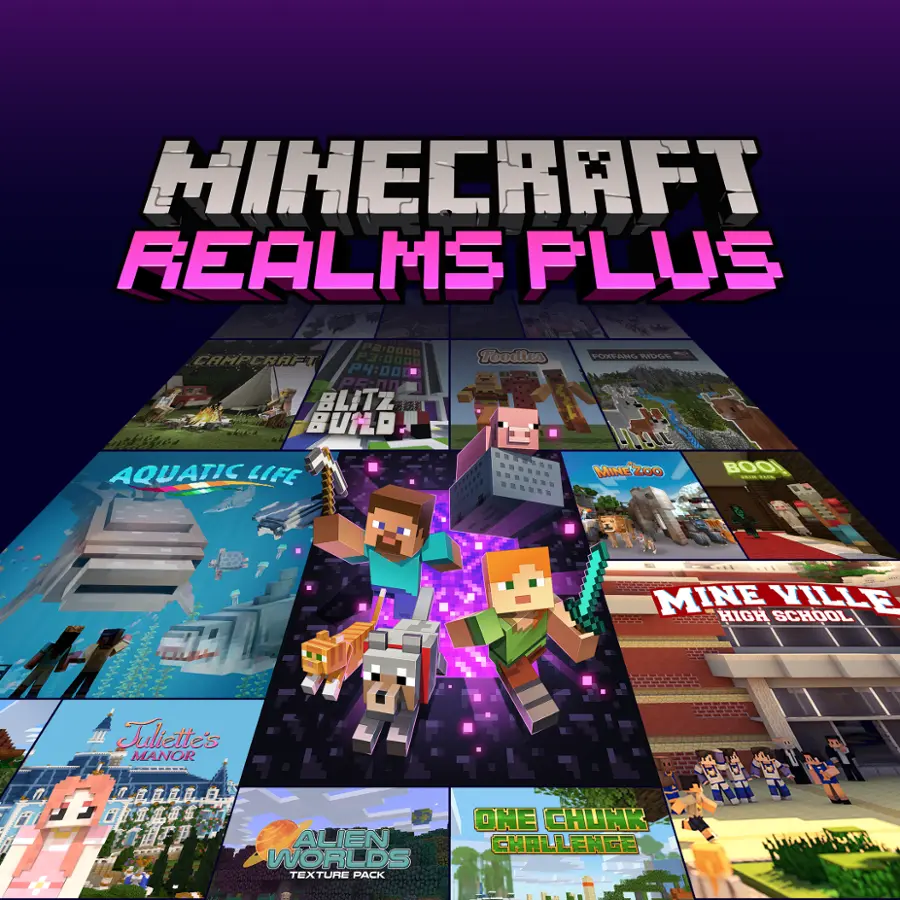 Minecraft: Assinatura Realms Plus 3 Meses