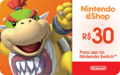 Gift Card Digital Nintendo eShop R$30