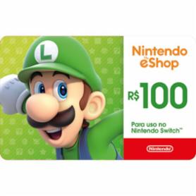 Gift Card Digital Nintendo eShop R$100
