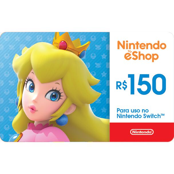 Gift Card Digital Nintendo eShop R$150