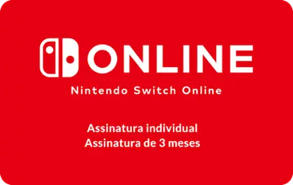 Nintendo Switch Online 3 Meses Brasil