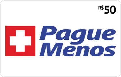 Cartão Presente Pague Menos R$50