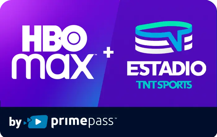 Primepass: Combo HBO Max + Estádio TNT Sports