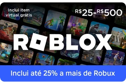 Roblox Gift Card R$25-R$500